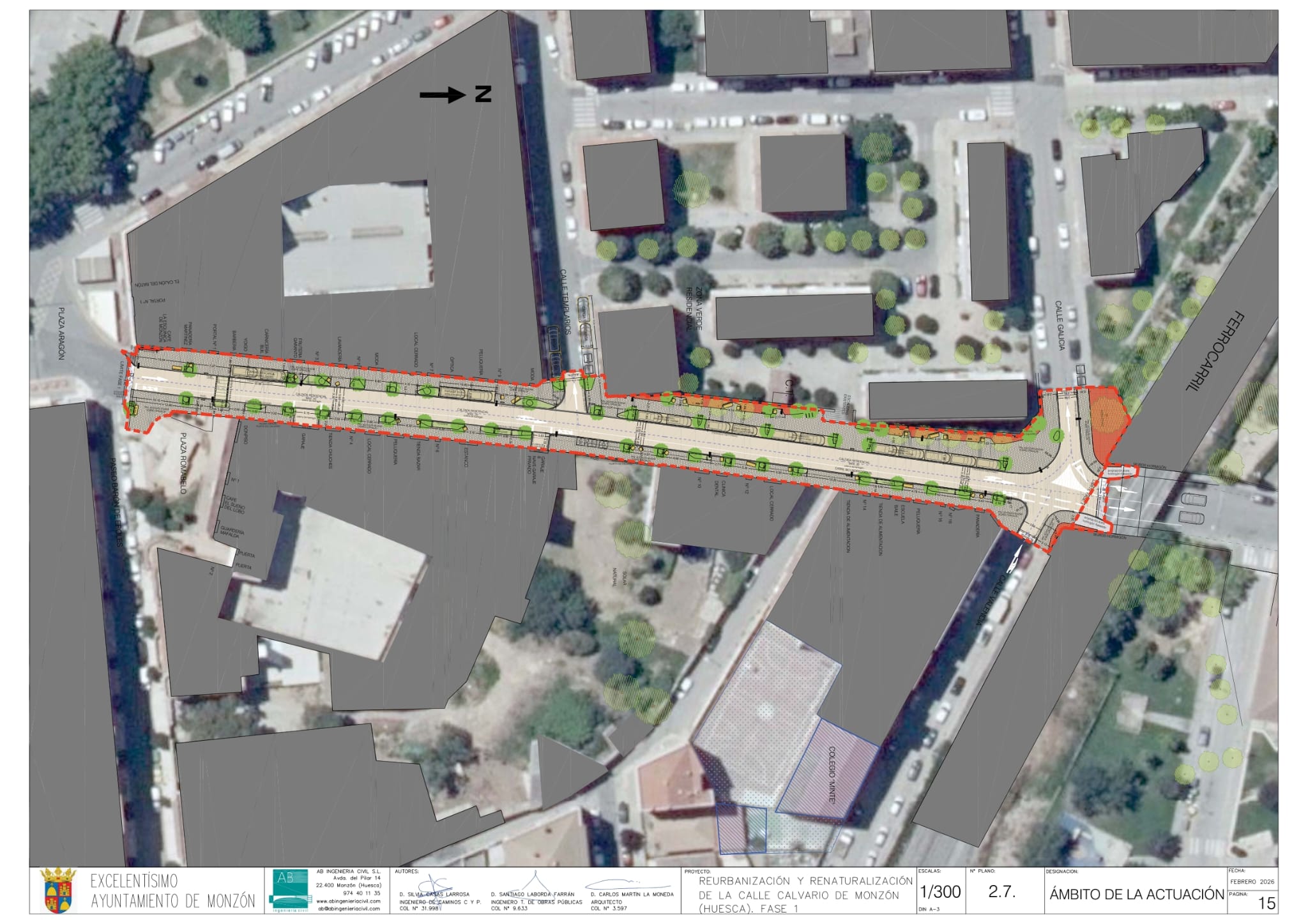 Renaturalización y reurbanización de la calle Calvario